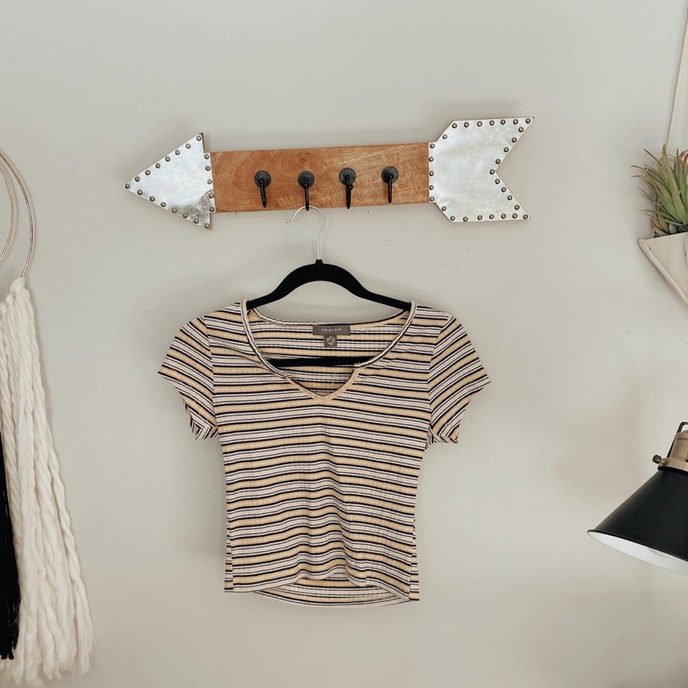 Striped Crop Top